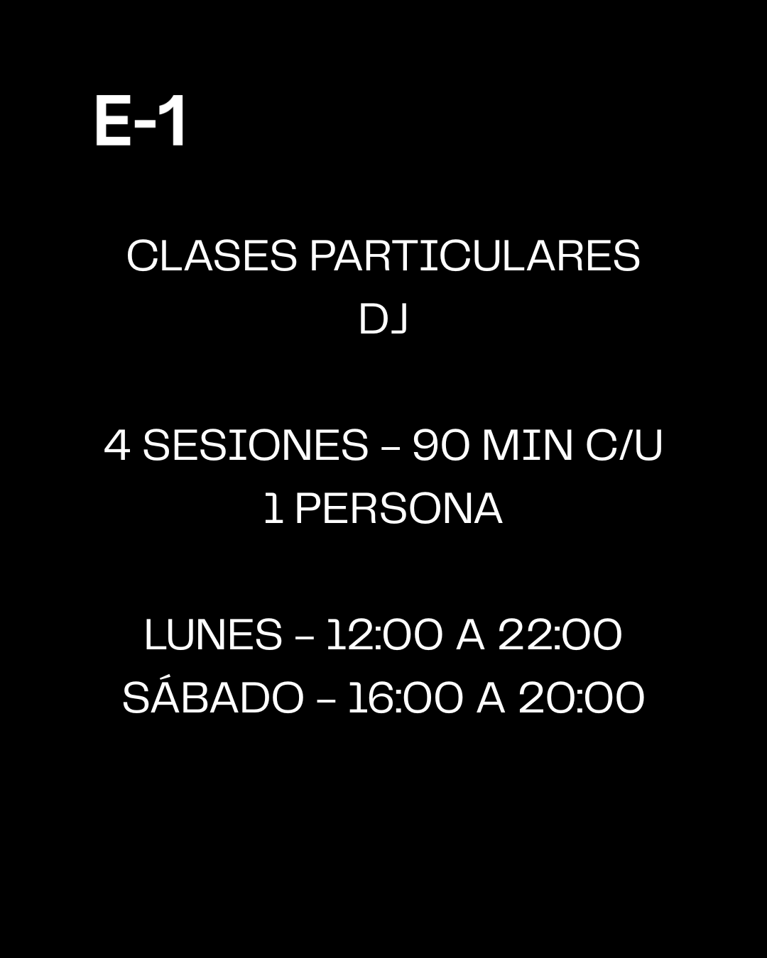 CURSO DJ: MENTORÍA INDIVIDUAL PERSONALIZADA