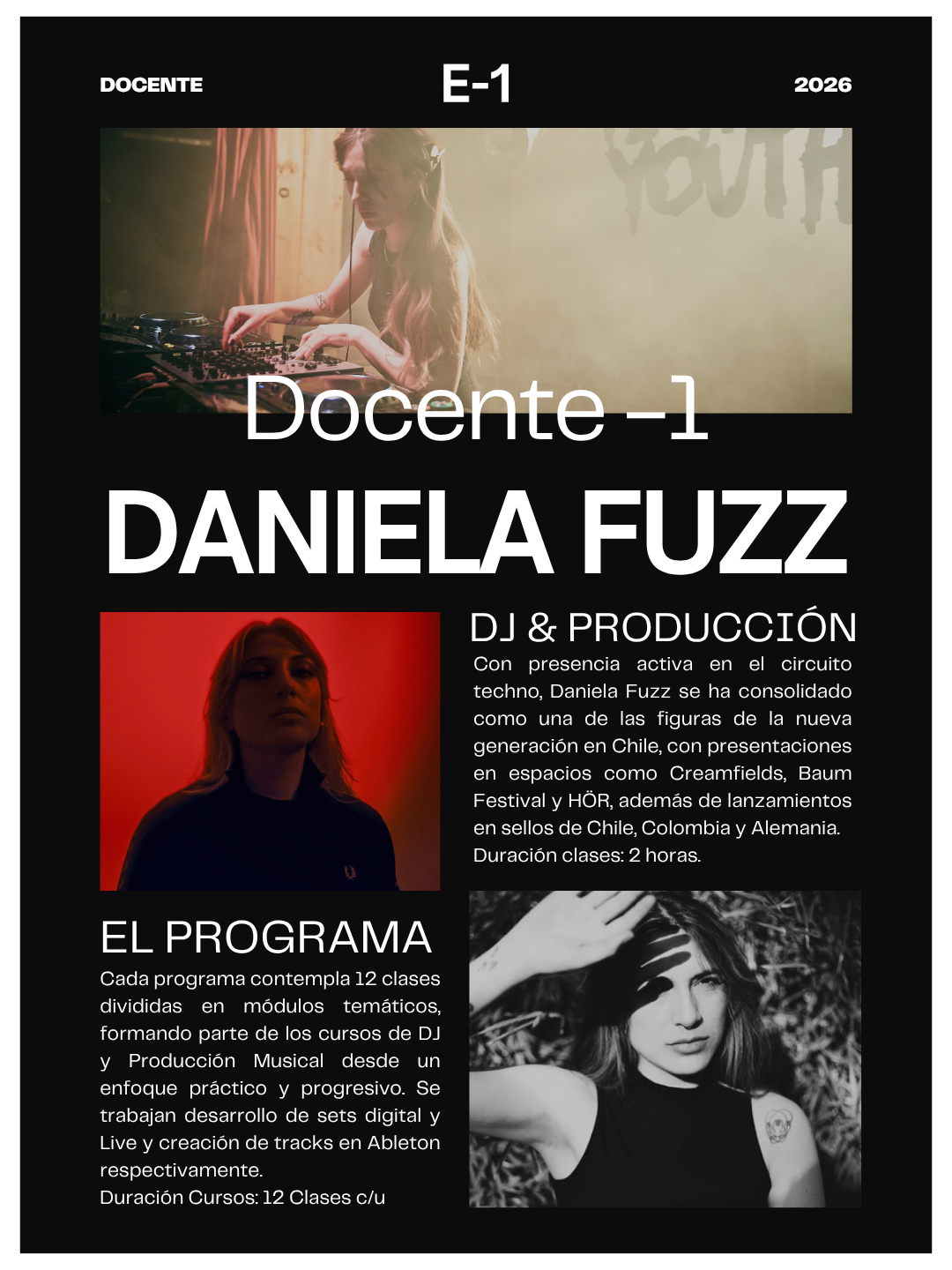 PERSONALIZADO: CLASES PRESENCIALES CON DANI FUZZ